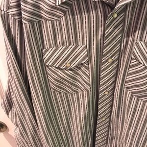 Vintage wrangler western print shirt